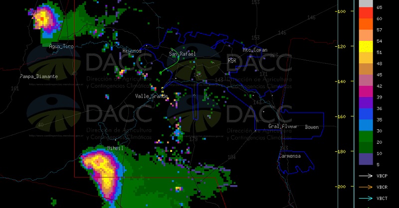 Precaución: tormenta con posible granizo