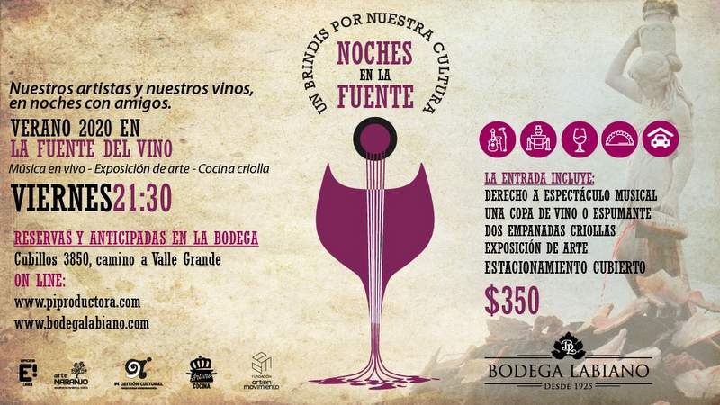 “Noches en la Fuente”, nuevo ciclo de Bodega Labiano