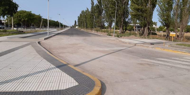 Quedó habilitado el tránsito por avenida Rawson