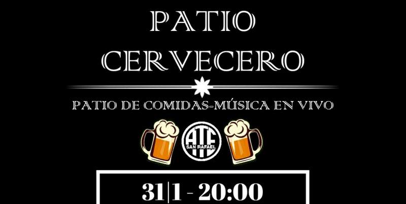 Hoy se realizará el Patio Cervecero de ATE