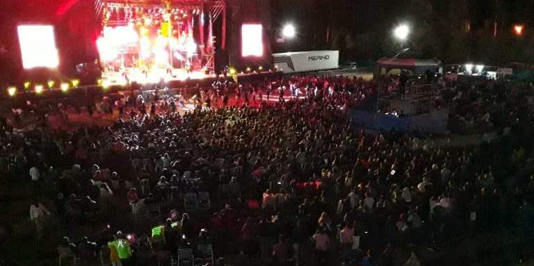 Un marco imponente en la primera noche de la Fiesta Nacional del Chivo