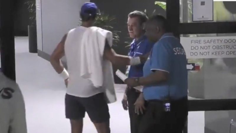 La seguridad del Abierto de Australia le negó la entrada a Rafael Nadal por no llevar acreditación