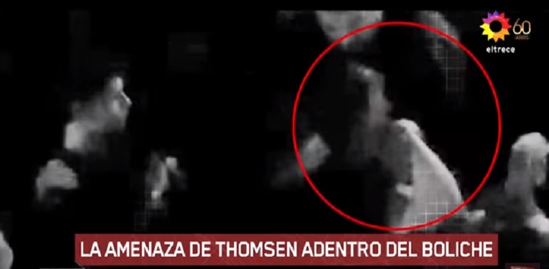 Máximo Thomsen amenazó de muerte a Fernando Báez Sosa dentro del boliche. Video