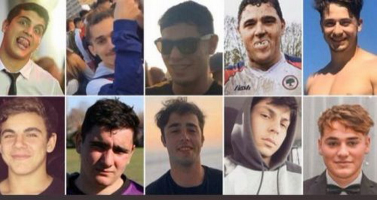 El video que muestra el abrazo de los rugbiers segundos después de asesinar a golpes a Fernando Báez Sosa