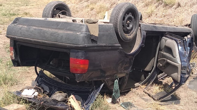 Vuelco con heridos en la Ruta 144