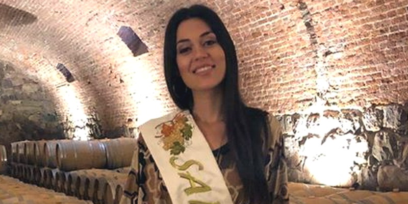 Juliana Miller, reina de San Rafael se promociona en la Capital