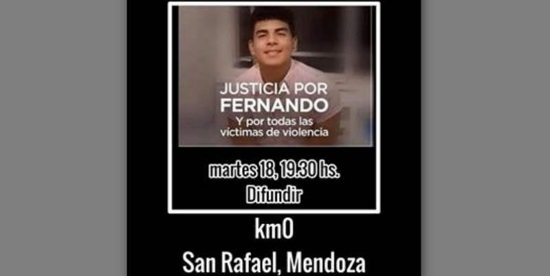 Convocan a una marcha por Fernando Báez Sosa