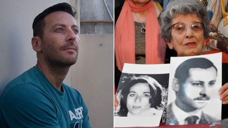 El nieto recuperado 118 cuenta su historia: “Mi mamá me parió con los ojos vendados arriba de una chapa”