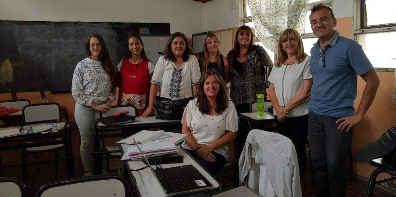 El equipo de educación primaria acompañó a los docentes durante las jornadas institucionales