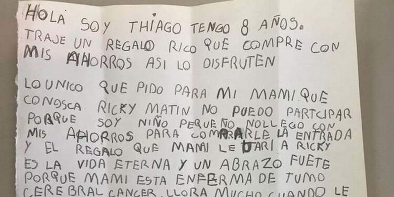 Tiene 8 años y gastó sus ahorros para cumplirle el sueño a su mamá enferma de cáncer
