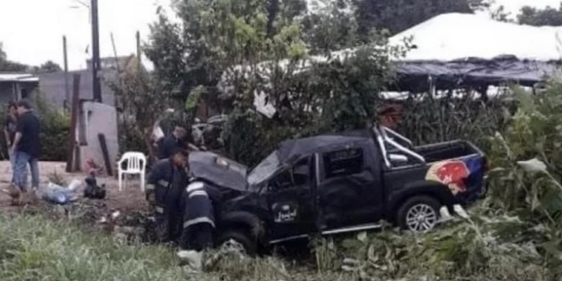 Volcó la camioneta de «Damas Gratis» en Tucumán