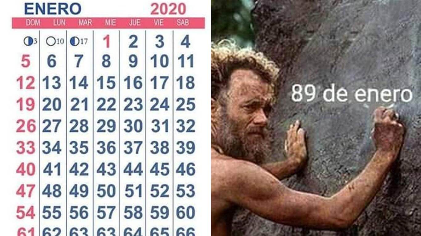 Un tuit viral explica por qué enero fue eterno: «Vivimos un año en 30 días»