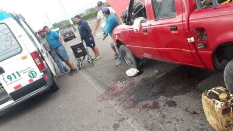 Se detuvieron a arreglar la camioneta en Tupungato y un camión los atropelló