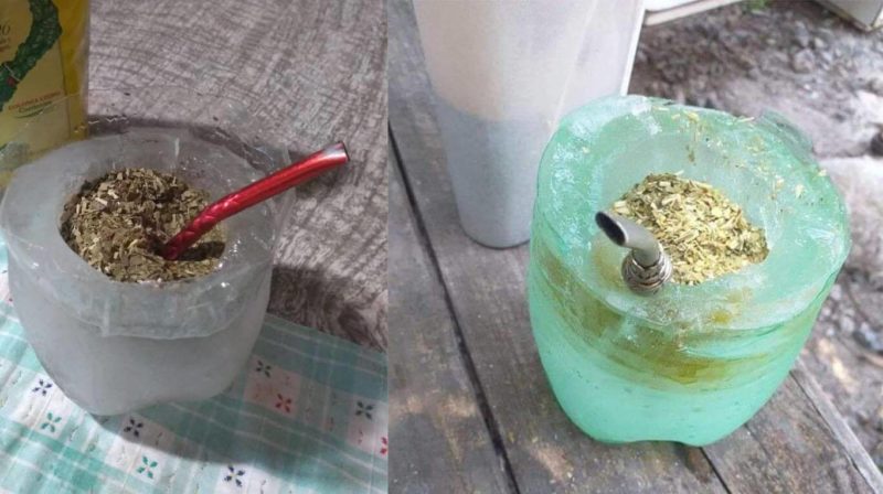 Crearon un «mate de hielo» para hacer tereré y es un éxito en las redes