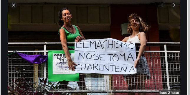 Ruidazo en todo el país contra los femicidios: «El machismo no se toma cuarentena»
