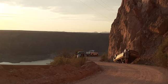 Vuelco en el Cañón del Atuel