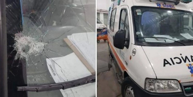 Atacaron una ambulancia en Salta que trasladaba a una mujer infectada