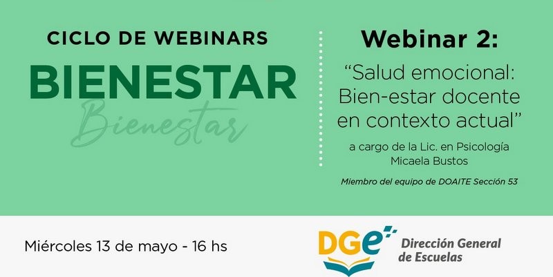 Conferencia gratuita “Salud emocional: Bien-estar-docente”