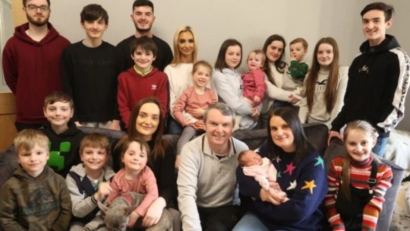 Cómo vive la cuarentena por coronavirus una familia con 22 hijos