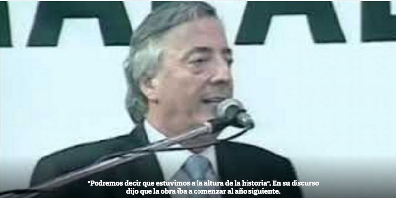 Video: el día que Kirchner anunció Portezuelo en San Rafael