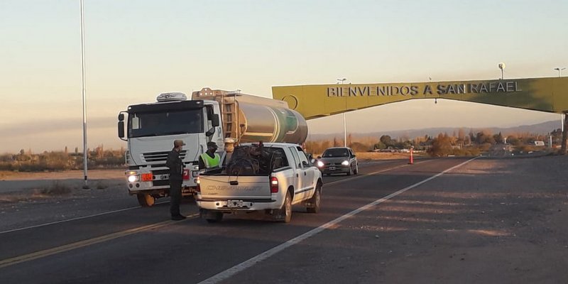 Controles en las fronteras de San Rafael