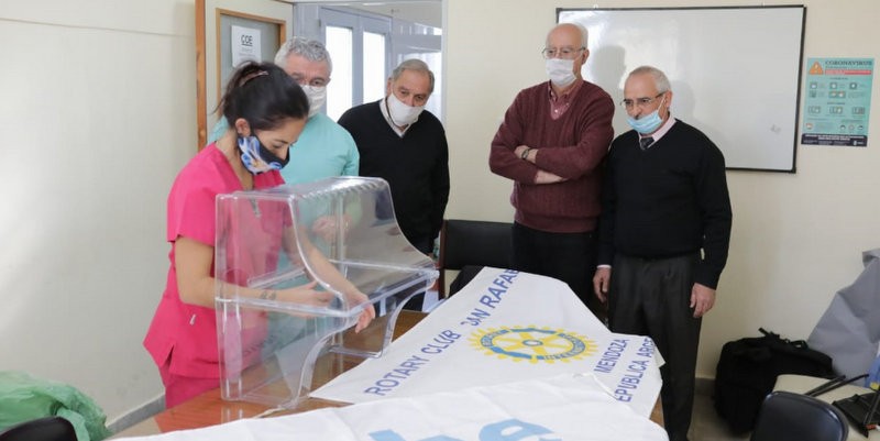 El Rotary Club San Rafael entregó 20 «Aerobox» a hospitales del sur mendocino
