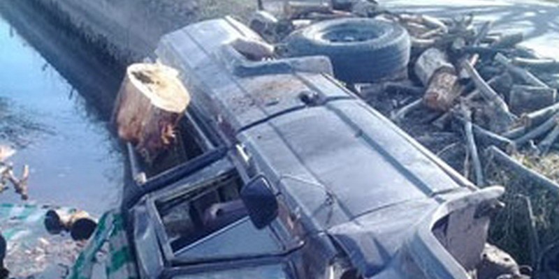 Impactante: perdió el dominio y terminó en el canal