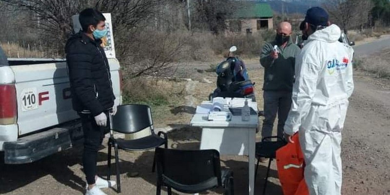 Nuevo puesto de control Covid-19 en el acceso a Punta de Agua