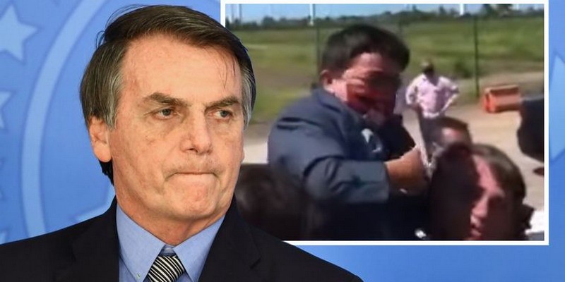 Bolsonaro alzó a hombre de baja talla pensando que era niño