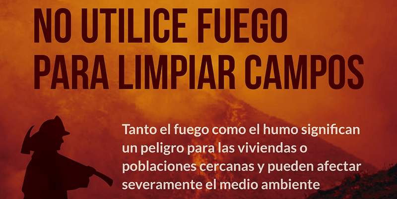 Recomendaciones para evitar incendios forestales en Mendoza