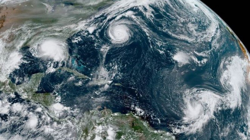 Insólito hay 5 ciclones tropicales en el Atlántico al mismo tiempo