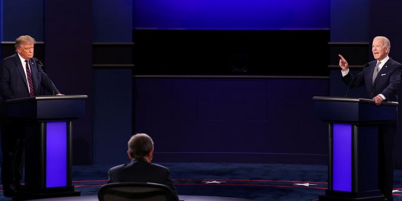 Chicanas e interrupciones en el primer debate presidencial entre Trump y Biden