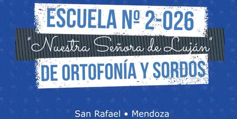 La escuela Nuestra Señora de Luján compartió un video por la Semana Internacional de las Personas Sordas