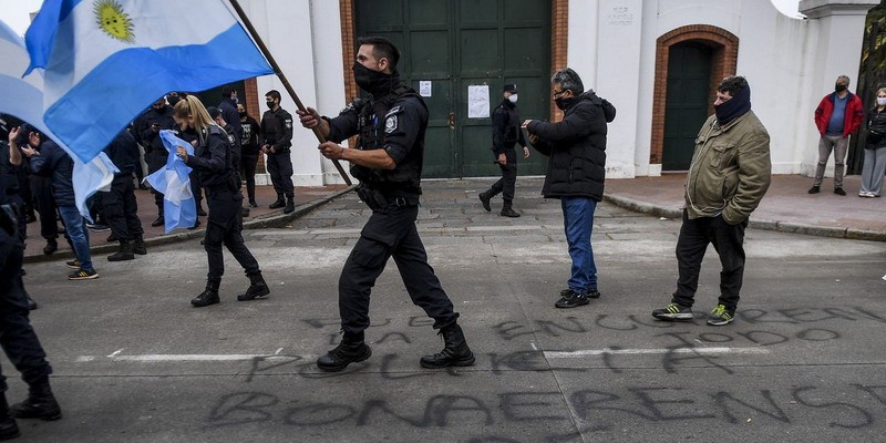 Sergio Berni dijo que en la protesta en Olivos hubo policías drogados y borrachos