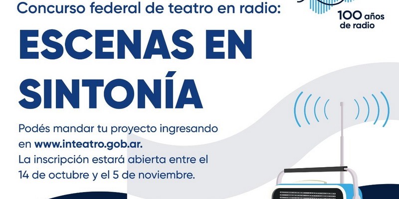 Concurso nacional de teatro en radio para todos los elencos de San Rafael