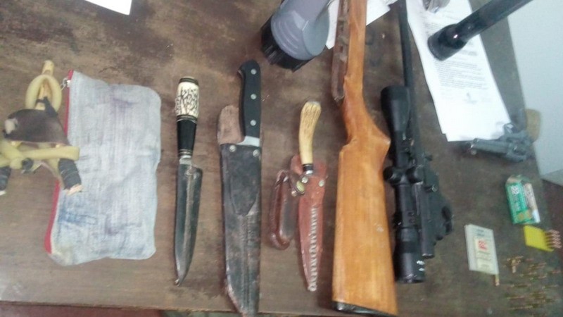 Detienen a 6 personas por tenencia ilegal de armas