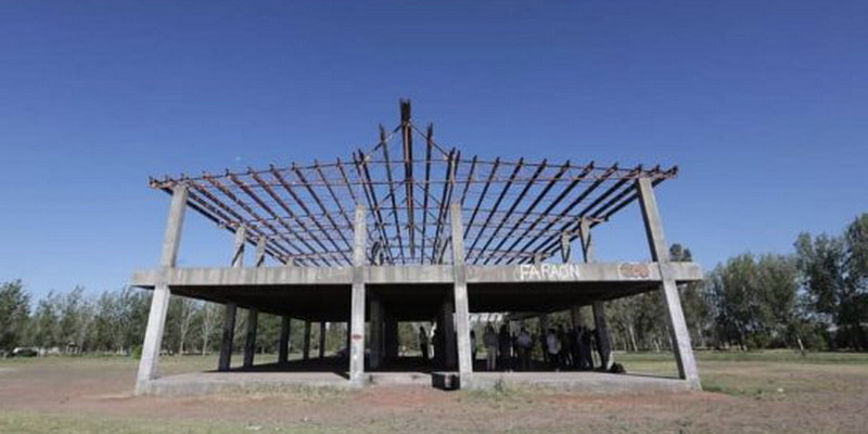 Abed y Vaquié visitaron las instalaciones del futuro parque tecnológico del Sur mendocino