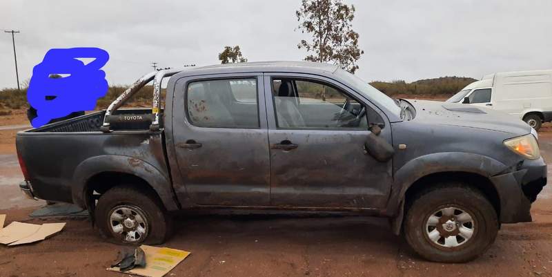 Una camioneta volcó en la ruta a Los Reyunos