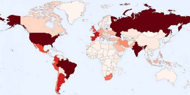 Con más de 565.000 contagios de covid-19 en 24 horas, se batió un nuevo récord a nivel mundial