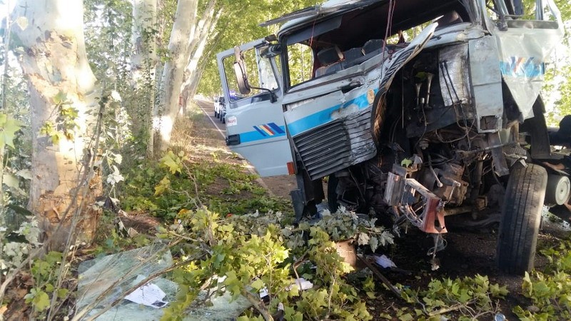 Grave accidente en Los Carolinos de ruta 165