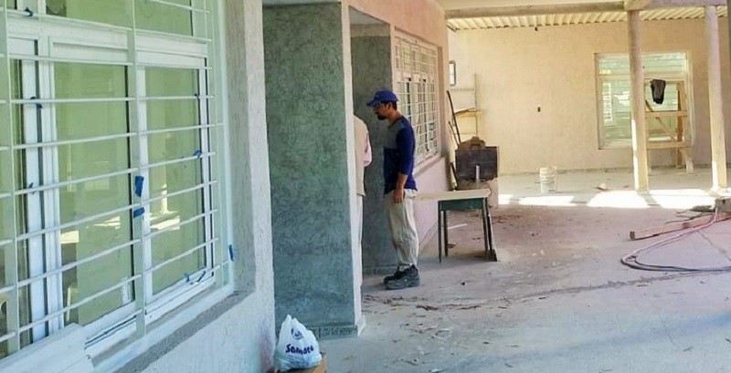 La ampliación y refuncionalización de la escuela Griselda Guillén, a punto de ser concluida