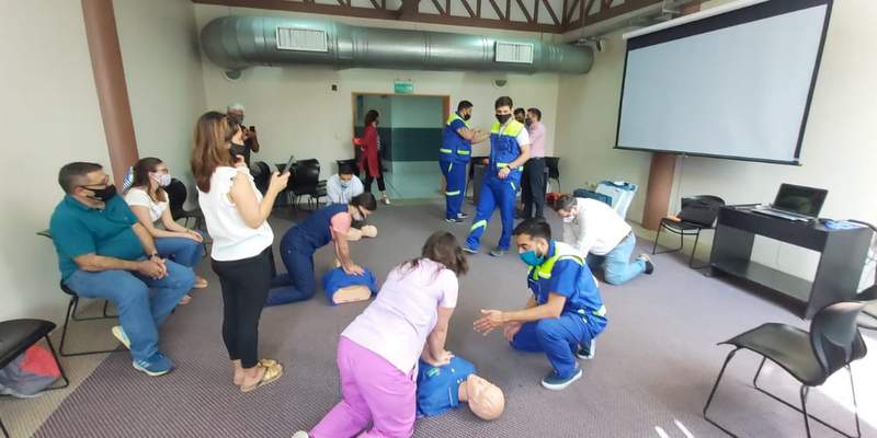 OSEP capacitó en primeros auxilios