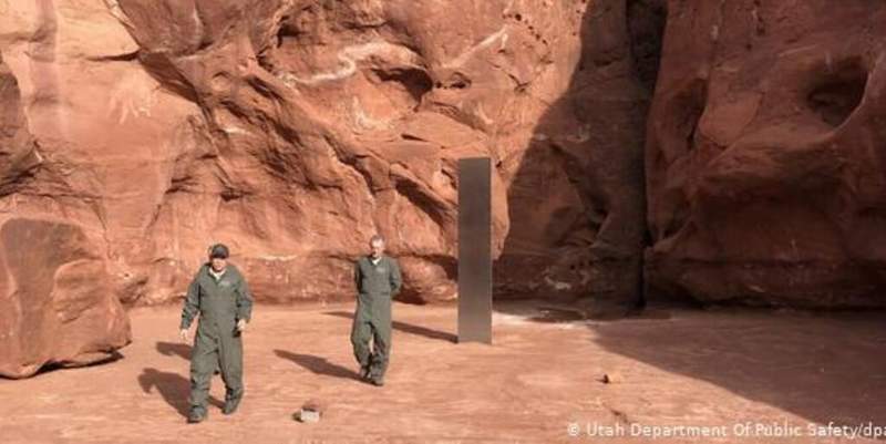 Desapareció el misterioso monolito de metal que había sido encontrado en el desierto de Utah