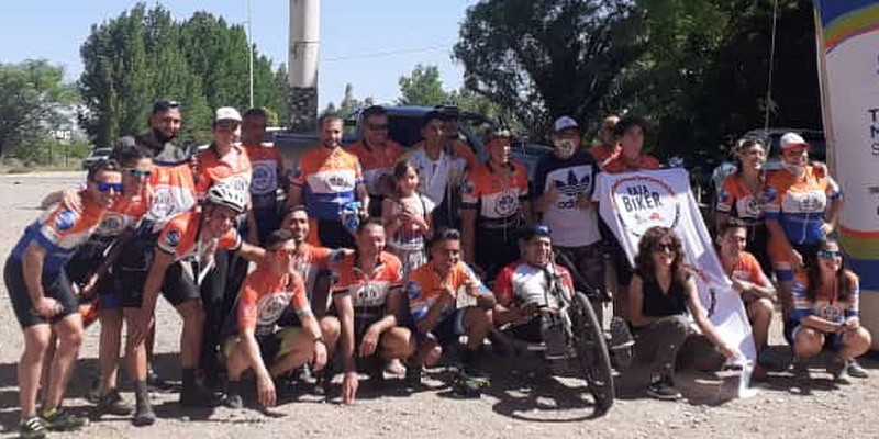 San Rafael recibió a la «Rodada Solidaria» en el Cristo