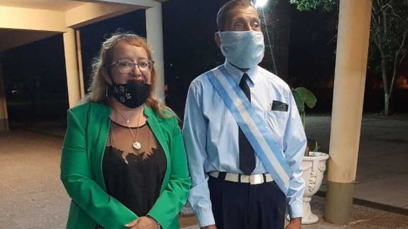 Abanderado a los 70 años: la historia de «Don Gonza»