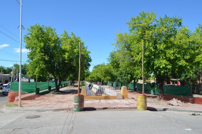 Avanzan las obras en el Paseo Luis Huerta
