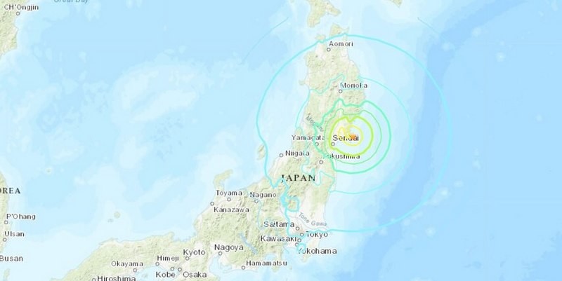 Terremoto en Japón