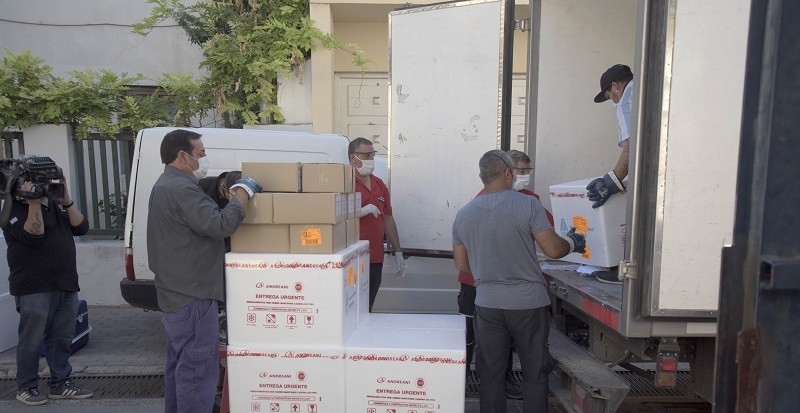 Llegaron a Mendoza 35.000 dosis de la vacuna AstraZeneca