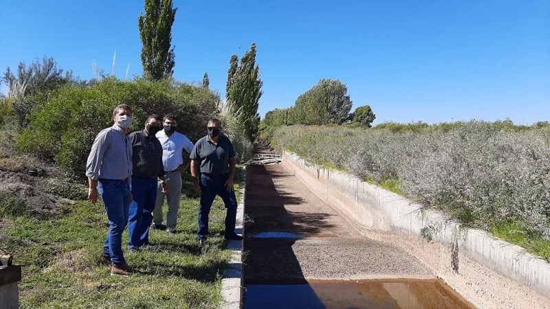Importante inversión de Irrigación en la Cuenca del río Atuel