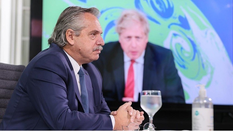 Alberto Fernández insistió con un «canje de deuda por acción climática»